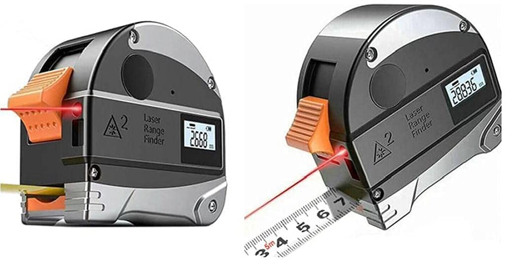 Mètre ruban numérique 40 m 5 m avec écran LCD 2 en 1