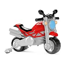 Chicco Ducati Monster Moto Giocattolo per Bambini, Gioco Cavalcabile con Clacson e Rombo Sonoro, Ruote di Supporto Rimuovibili, Max 25 Kg, Giochi per Bambini 18 Mesi, 5 Anni