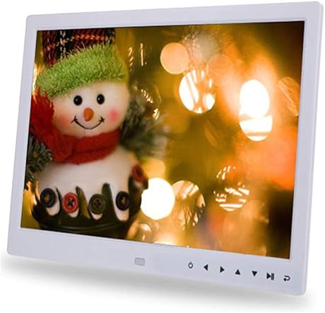 Digitaler Bilderrahmen Zoll IPS-Bildschirm 1366X768 Elektronischer Bilderrahmen mit hoher AuflAsung UnterstAtzt MP3 MP4-Bilder und Video Player-Uhr und Kalenderfunktion mit FernbedienungWhite Digitaler Bilderrahmen Zoll IPS-Bildschirm 1366X768 Elektronischer Bilderrahmen mit hoher AuflAsung UnterstAtzt MP3 MP4-Bilder und Video Player-Uhr und Kalenderfunktion mit FernbedienungWhite