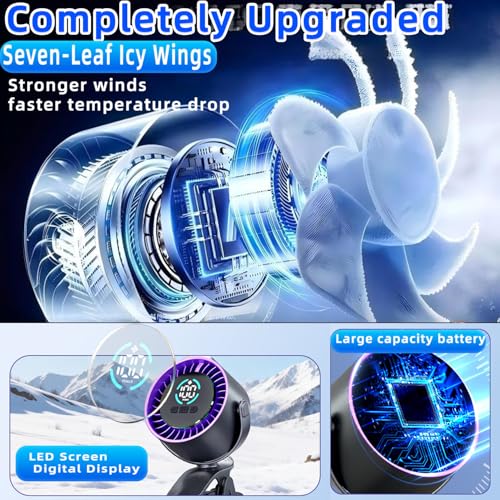 QEPJO 2026 Upgrade Car Fan