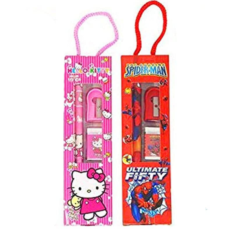 KOBBET® Stationery Gift Set for Kids for Small Gift Sets Mix Designer Set Box Included 2 Pencils, 1 Scale, 1 Eraser and 1 Sharpener Return Gift Set Rakhi Gift for Sisters Festivals Gift (24 PCS Set) (B09YLRN1JC) Amazon Price History, Amazon Price Tracker