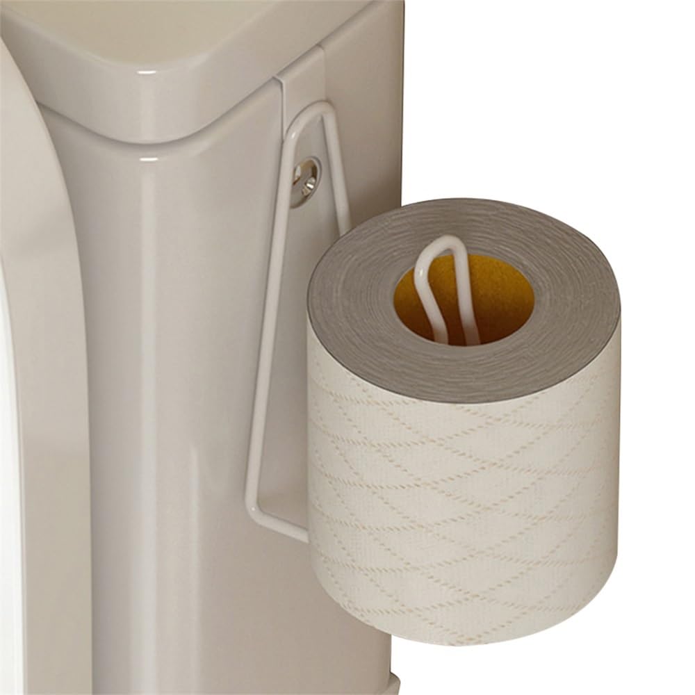 Portasciugamani di carta da cucina, supporto da parete per rotolo di carta, resistente senza perforazioni, per bagno, accessori da cucina (nero)