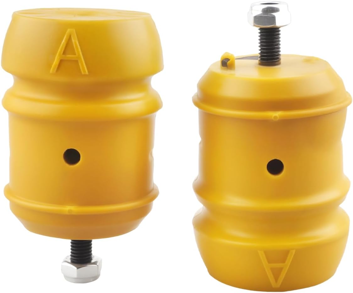 Rear Bump Stops Fit for Ford F250 Super Duty 2005-2016 2020-2022, Fit for F350 Super Duty 2005-2022, Rear Leaf Spring Bumper Replace 7C3Z-4730-A, 2PCS