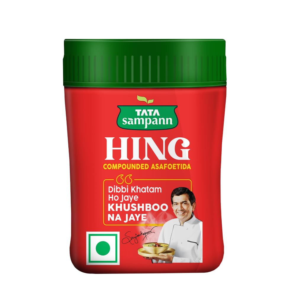 Tata Sampann Hing, Compounded Asafoetida (Bandhani Hing), 25g, Recommended by Chef Sanjeev Kapoor, Strong Flavour & Aroma-image-3