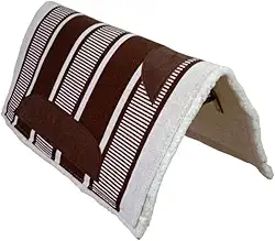 Manta de cavalo Americana De Algodão Trançado Marrom