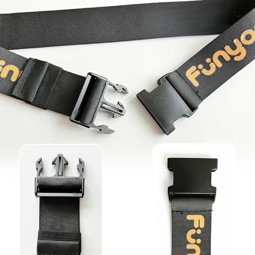 Image of 3 Pack Adjustable Play Mat Roll Up Straps, Designed for Funyoo Baby Play Mats, Extra Hold for Wider Mats (Over 59 Inches), Space Saving Storage, Durable Buckle