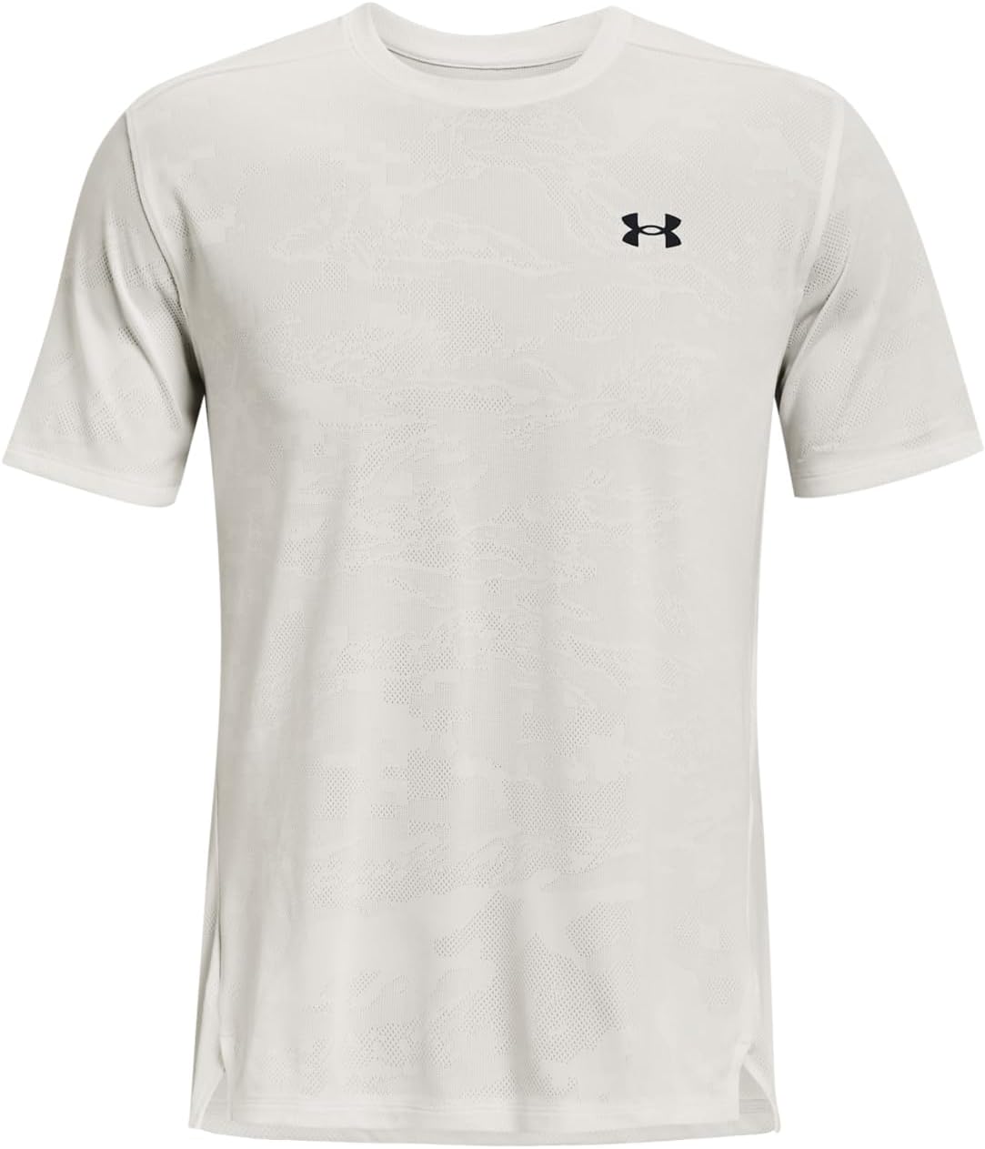 Under Armour UA Tech Vent Jacquard SS - 1377052-006 - Gray Mist/Black