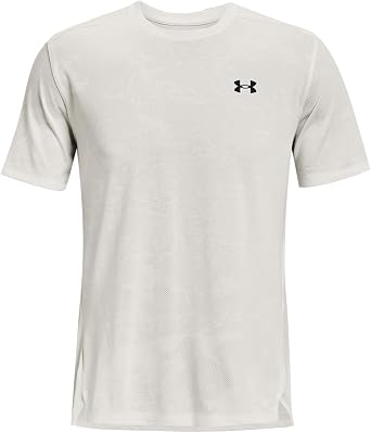 Under Armour UA Tech Vent Jacquard SS - 1377052-006 - Gray Mist/Black