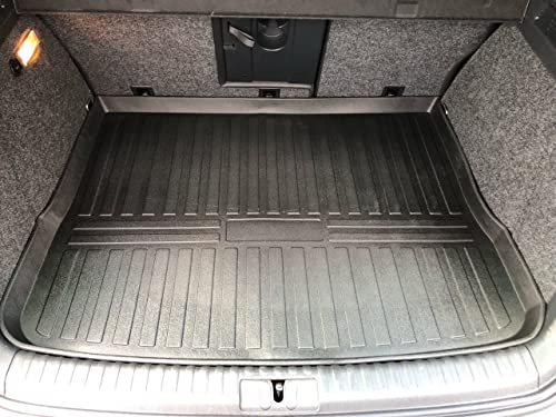 Eaccessories Ea Cargo Liner - Trunk Mat For Volkswagen Tiguan 2009-2017 – Weather-Resistant Trunk Mats For Cars With Raised Lip – Non-Slip Car Trunk Mat Rubber – Easy To Install – Laser Pre-Cut Design #TOP5