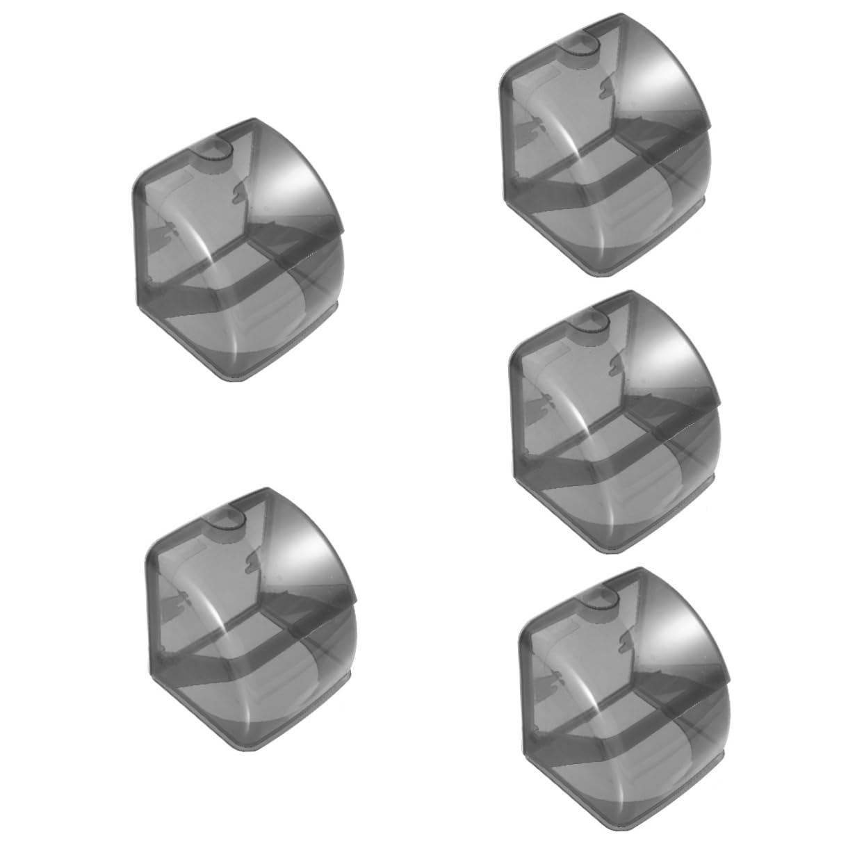 SOLUSTRE 5stücke Outlet Cover Box Wasserdichter Stecker-schutz Für Außen Und Badezimmeranwendungen Installieren Und Schützt Vor Wasserschäden Einsetzbar