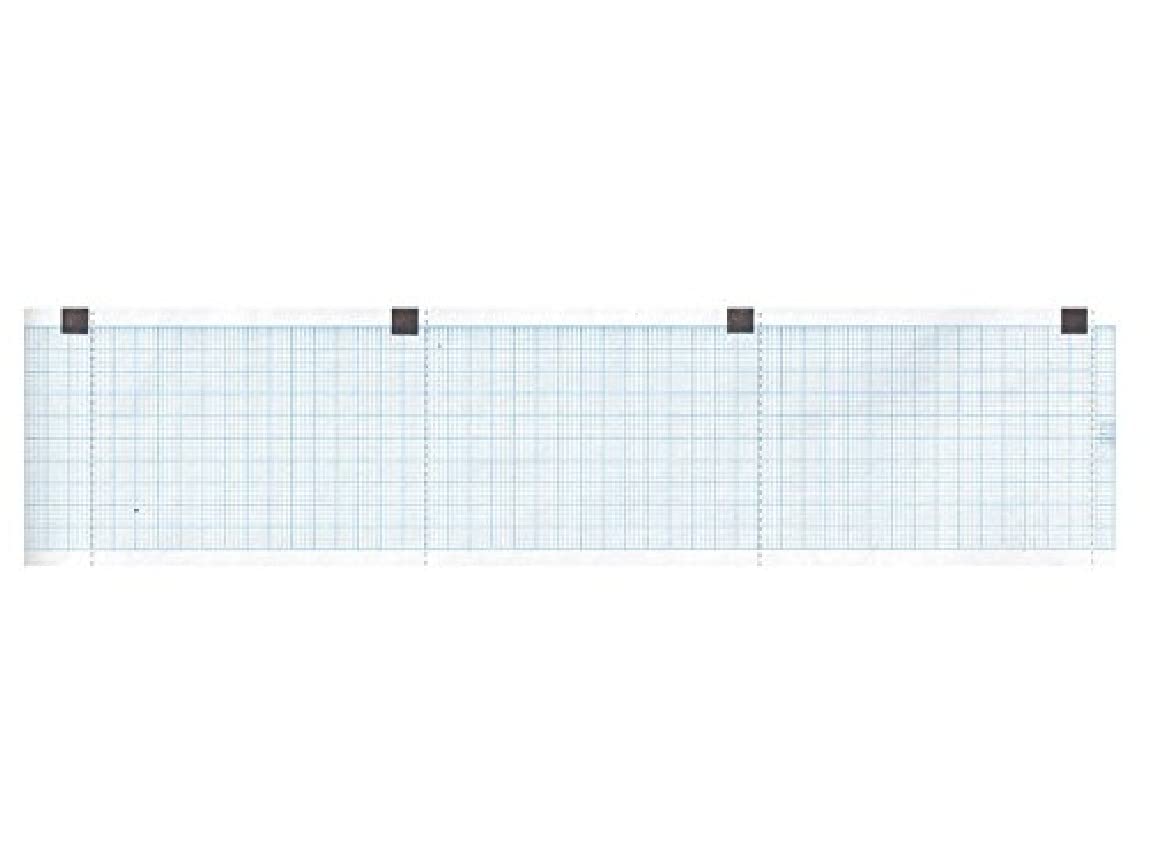 GIMA ECG 32973 - Rollo de papel térmico (60 mm x 15 m, 25 unidades), color azul