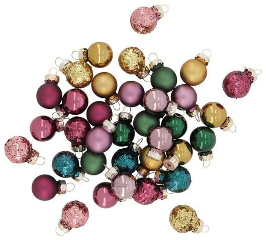 HemaMini Baubles Glass 36-Pack