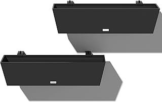 Veradek Pure Series Railing Planter - Plastic Hanging Planter for Outdoo...