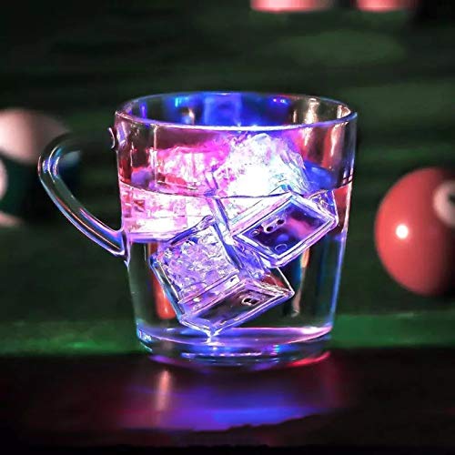 Luces LED en forma de cubo para decoración de bebidas miniatura 6