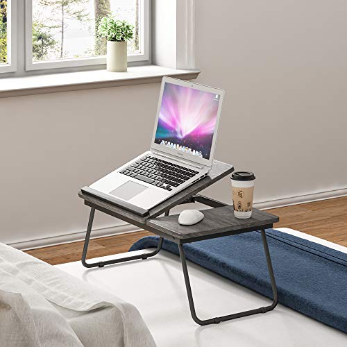 DAR Core Laptop Tray Table, Grey/Black