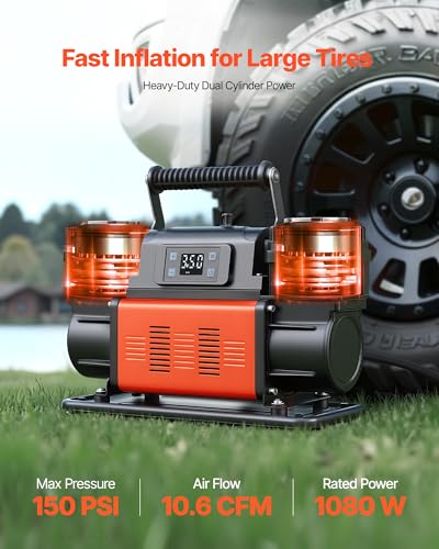 VEVOR Auto-Stop Portable Tire Inflator