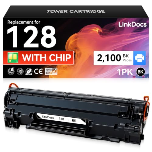 Image of LinkDocs 128 CRG-128 Toner Cartridge Replacement for Canon 128 CRG-128 3500B001AA Used with Canon ImageCLASS D530 D550 MF4570dw MF4770n MF4880dw MF4890dw MF4450 MF4420n FaxPhone L190 L100 Printer