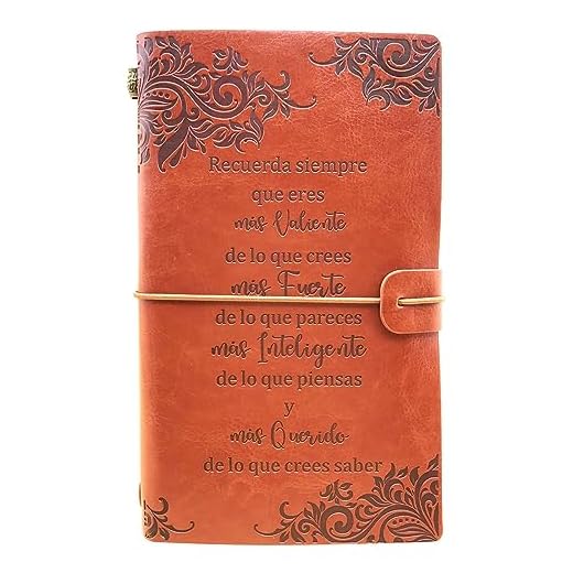 OMNIQI Inspiradores Regalos para Mujeres Niños Nietos Amigos, Regalo Adolescentes Chica Amigas Originales, Cuaderno de Cuero Regalo Cumpleaños Navidad Graduación para Niña Estudiantes Colega Hermana