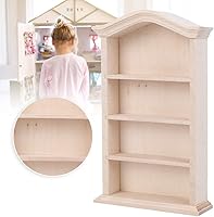 Vista 6 de Estantería de casa de muñecas, 1:12 modelo de estantería de madera para muñecas, muebles, accesorios para casa de muñecas Sportinggoods