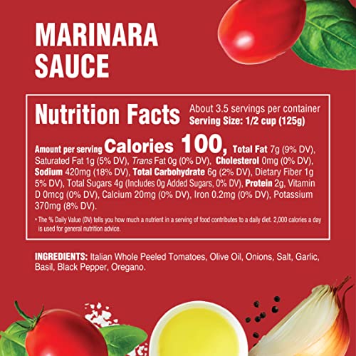 Image of Rao's Homemade Marinara Sauce, 15.5 oz, Tomato Sauce, All Purpose, Keto Friendly Pasta Sauce, Premium Quality, Tomatoes from Italy and Olive Oil (Pack of 2)