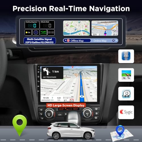 Radio Android para BMW Serie 1 E87 E81 E82 E88 de 2004 a 2012 con pantalla tactil de 9 pulgadas 6