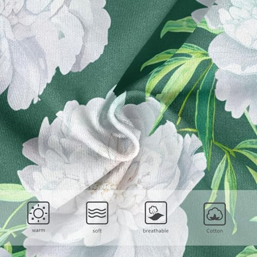 Toddler Underwear Floral 2t Cotton Panties Little Girl Bright Kids Undies Briefs Floral Pale Blue Peonies Green3