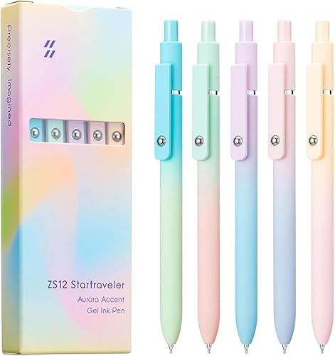 Miniatura 7 de GOMOVING 5 bolígrafos de gel bolígrafos de pata de gato bolígrafos de tinta de secado rápido retráctiles lindos bolígrafos de tinta negra escritura