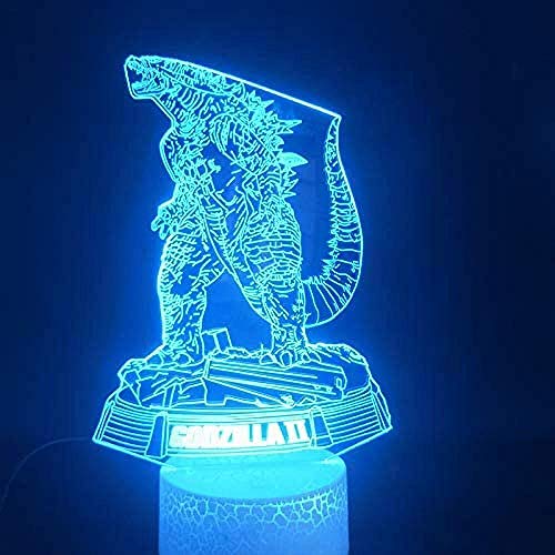 Lampada per Godzilla 3D Illusione Luci Notte per
