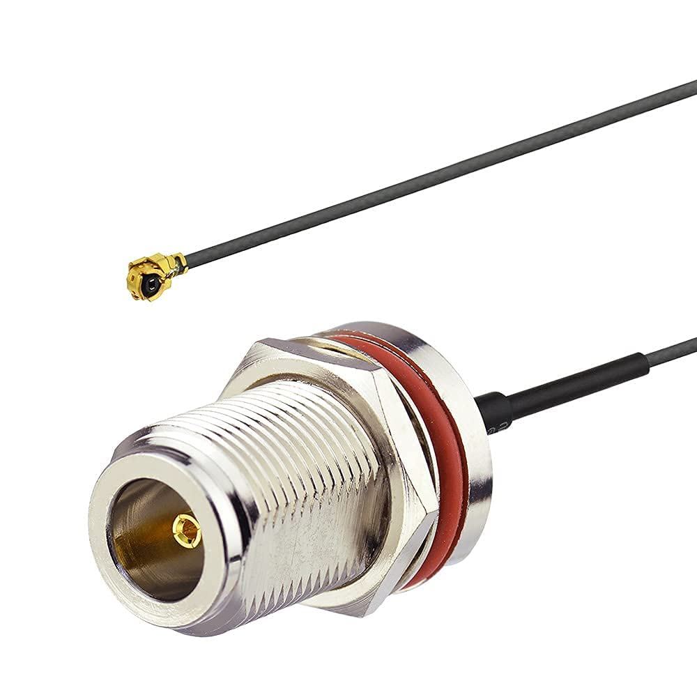 RF SIGNAL wlaniot IPX/u.fl to N Type Female Pigtail Cable (6" 15cm for PCI WiFi Card Wireless Router Gateway External Antenna etc.-image-39