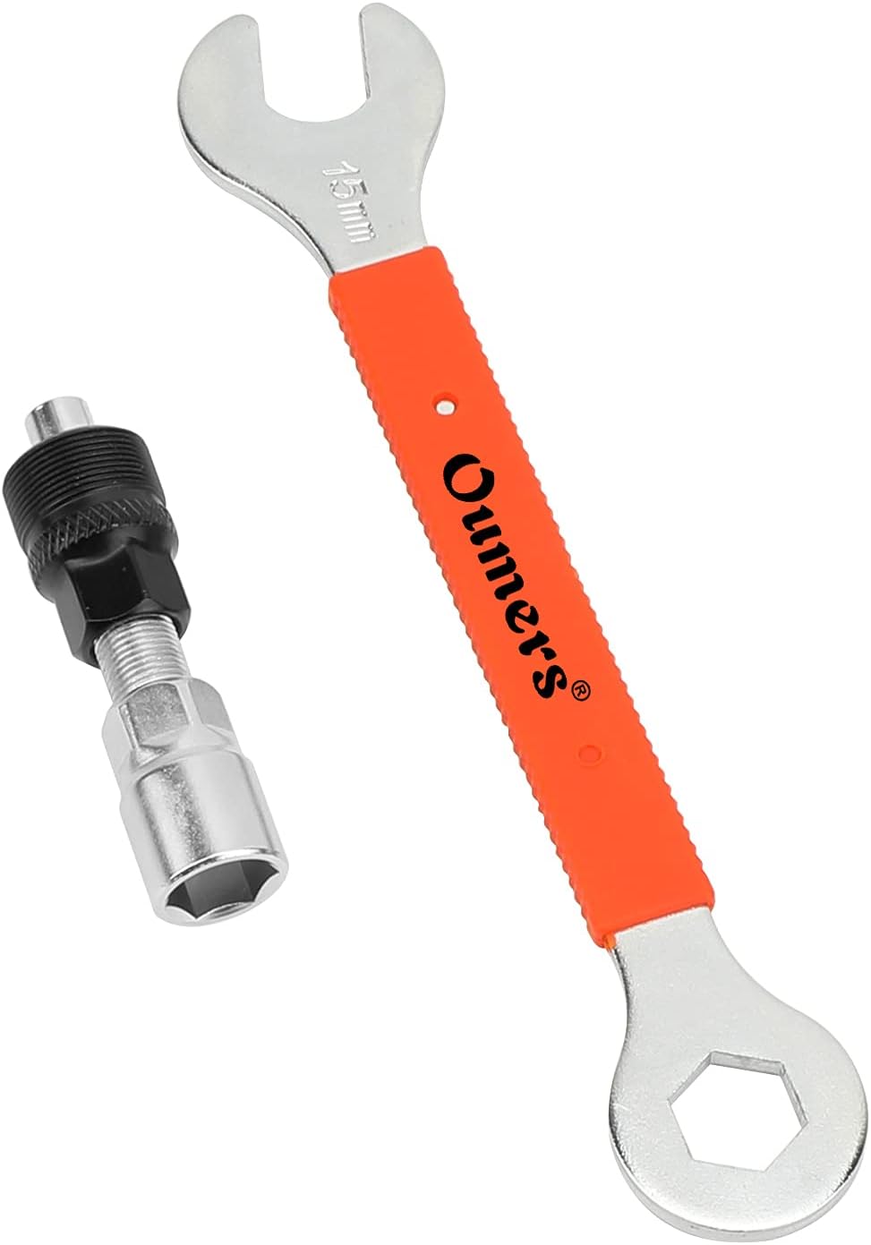 Oumers Bicycle Crank Extractor Puller, Bike Crank Removal Tool Fit for Square Threaded Taper Crankset