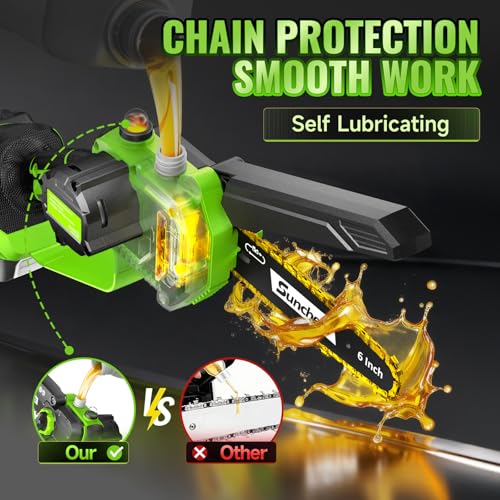 SUNCHERS 6-Inch Long-Run Chainsaw