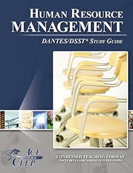 Paperback DSST Human Resource Management DANTES Study Guide Book