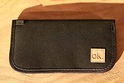 Ok. Double Layered Emf Phone Pouch And Wallet Blocking Phone Wallet Envelope Sleeve Made With Natural Canvas. Block Radiation From Mobile Phone 5G Cellphones, Faraday Bag Okbeanie #TOP4