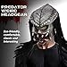 Lyxaof Monster Mask Helmet Scary Xenomorph Alien Mask Costume Movie Game Black Helmet Latex Halloween Headwear Cosplay Props