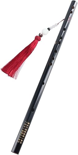 Vctitil Flauta de bambú tradicional china, Dizi transversal, accesorio de cosplay Mo Dao Zu Shi, instrumento musical de viento de madera para