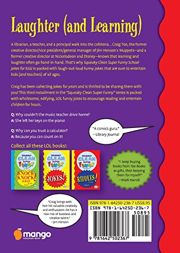 Squeaky Clean Super Funny School Jokes for Kidz: (Things to Do at Home, Learn to Read, Jokes & Riddles for Kids) (Squeaky Clean Super Funny Joke Series) image 4