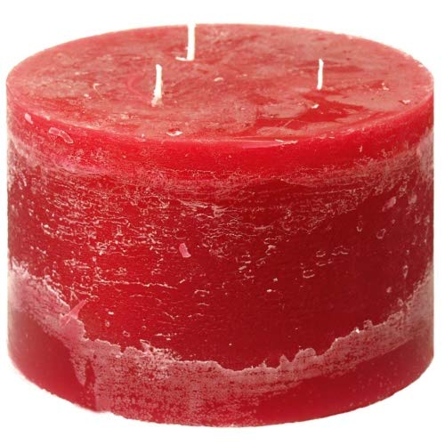 Jeka Candela Per Cimitero N.5 Rossa - Ebersbacher - Durata 96 Ore (4 Giorni), Dimensioni Ø6.5 X H17 Cm