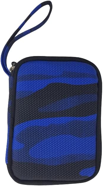 Shockproof, Waterproof, Portable Hard Disk Case Enclosure Cover Bag Pouch -casing for 2.5 inch External Hard Drive harddisk HDD/harddrive 500gb 1tb 2tb 4tb.Universal (Blue Army)