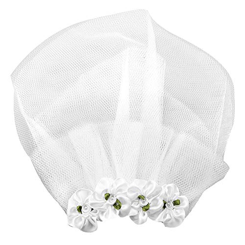 Dog Veils, Pet Wedding Veils Dog Bride Costume Headdress Weddings Parties Hair Accessories(S)