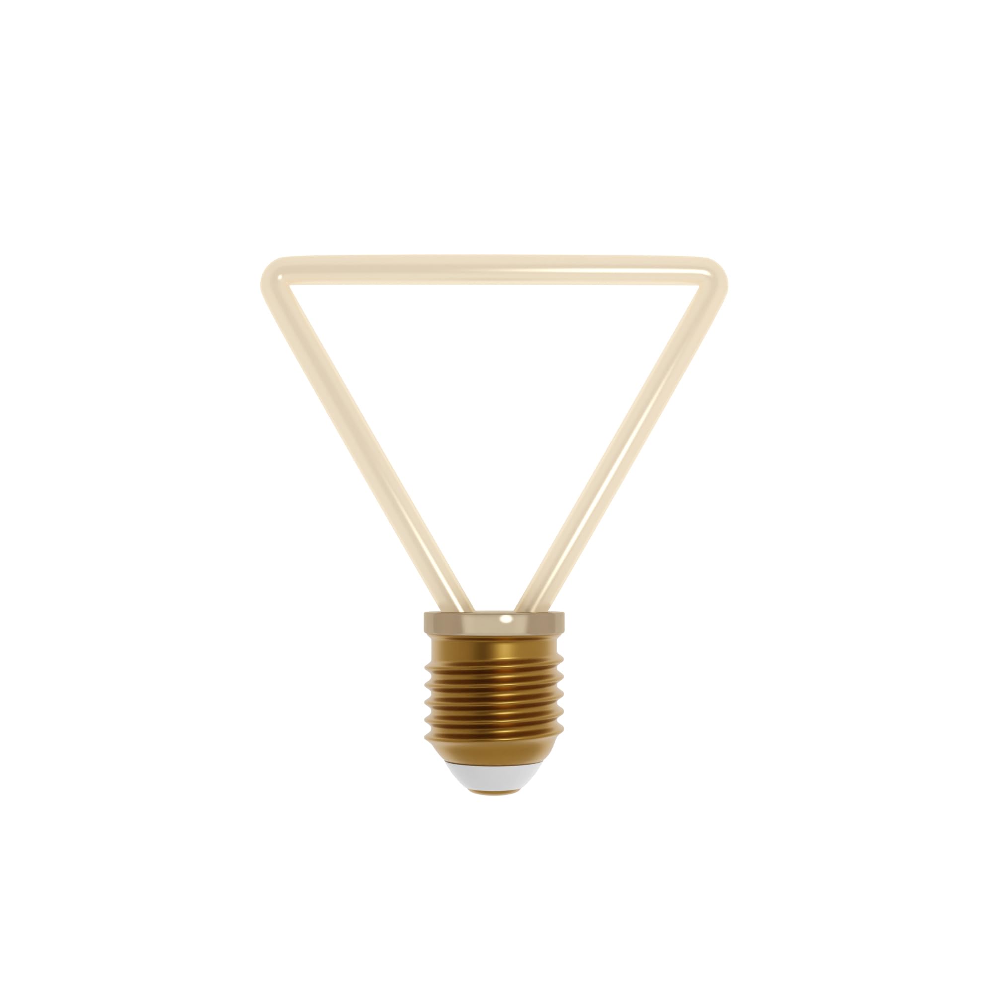 LEDSone 4W 8W E27 Retro LED Edison Bulb 220V-240V Vintage Soft Filament Bulb Holiday Night Light Christmas Home Decor Halloween Lights (Triangle Shape, 1 Pack) — image 1