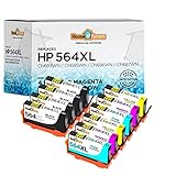 HouseOfToners Remanufactured Ink Cartridge Replacement for HP 564XL (4 Black, 2 Cyan, 2 Magenta, 2 Yellow, 10-Pack)