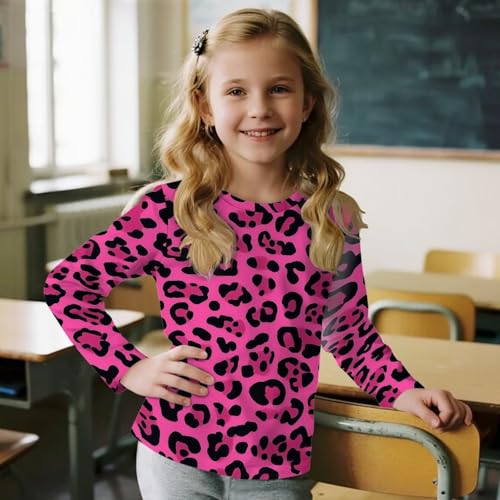 Image of Uourmeti Teens Girls Long Sleeve T Shirts Fall Outfits Boys Active Sportswear Running Tops