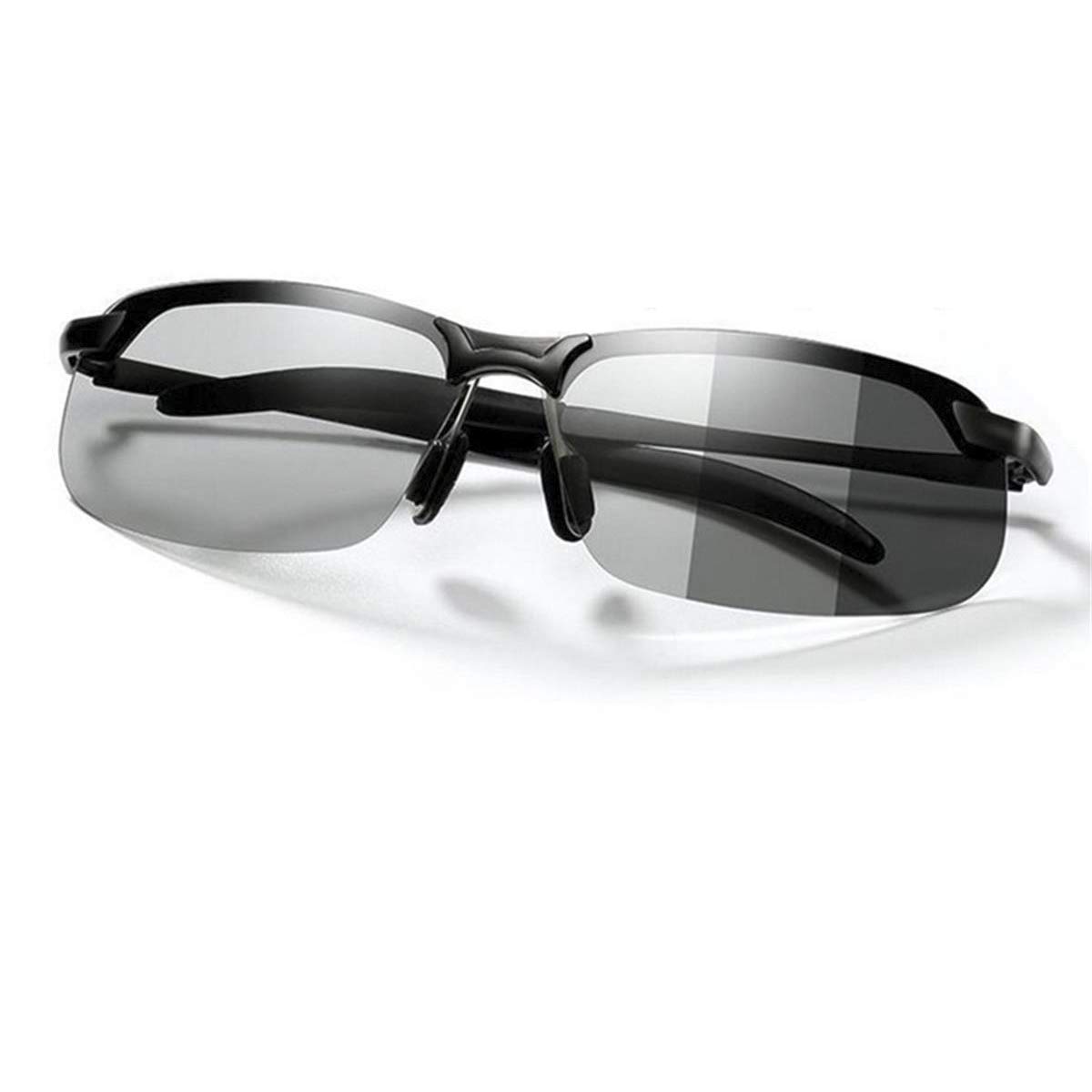 MIRYEA Gafas de Sol Hombre Deportivas Polarizadas Fotocromaticas Para Hombre y Mujer Conducción Ciclismo Moto Pesca Esqui Golf Running Deporte Al Aire Libre Rectangulares Protección 100% UVA UVB