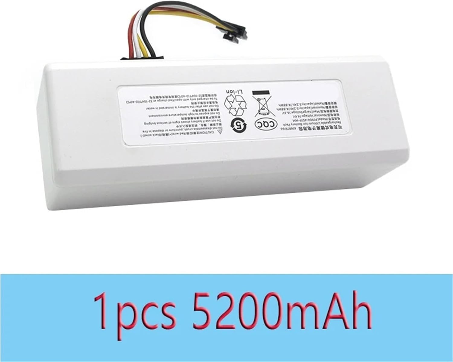 5800mAh Sweeping Mopping Robot Battery ，Compatible For Xiaomi，1C P1904-4S1P-MM Vacuum Cleaner Replacement