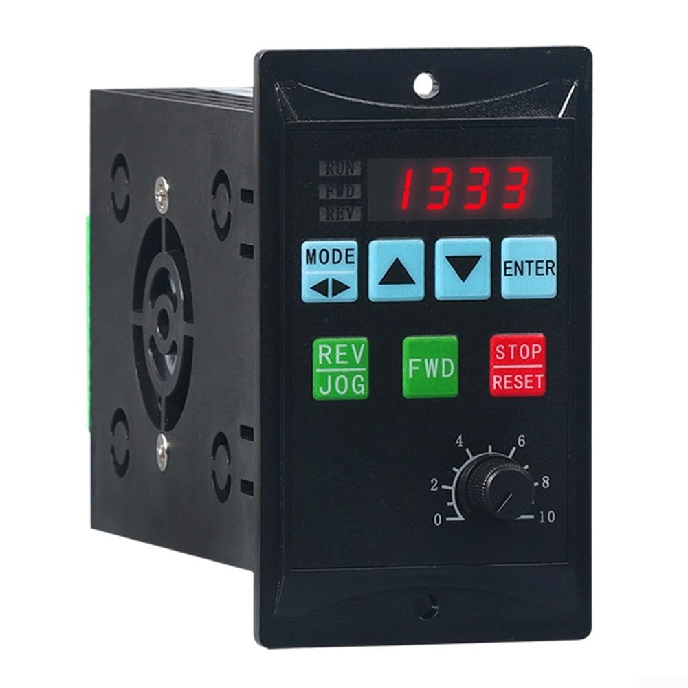 Inversor de frecuencia de 750 W, 220 V, entrada de 1 fase