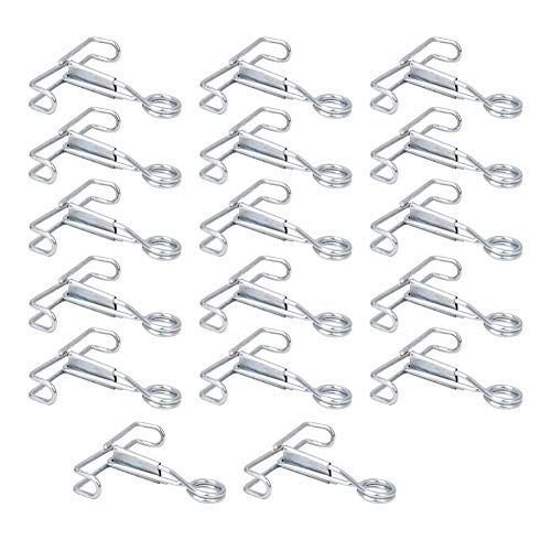 Lab Tube Clamps Flat 20pcs Tube Clamp Flat Stainless Steel Jaw Pinch Cock Tube Clamp Latex Tube Clamp Lab Supplies