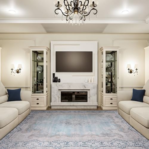 TALETA Teppich Wohnzimmer, Teppich waschbar rutschfest, Bunte Teppiche mit Muster für Wohnzimmer, Schlafzimmer, Vintage orientalischer Teppich Groß: 240 x 340 cm, rot