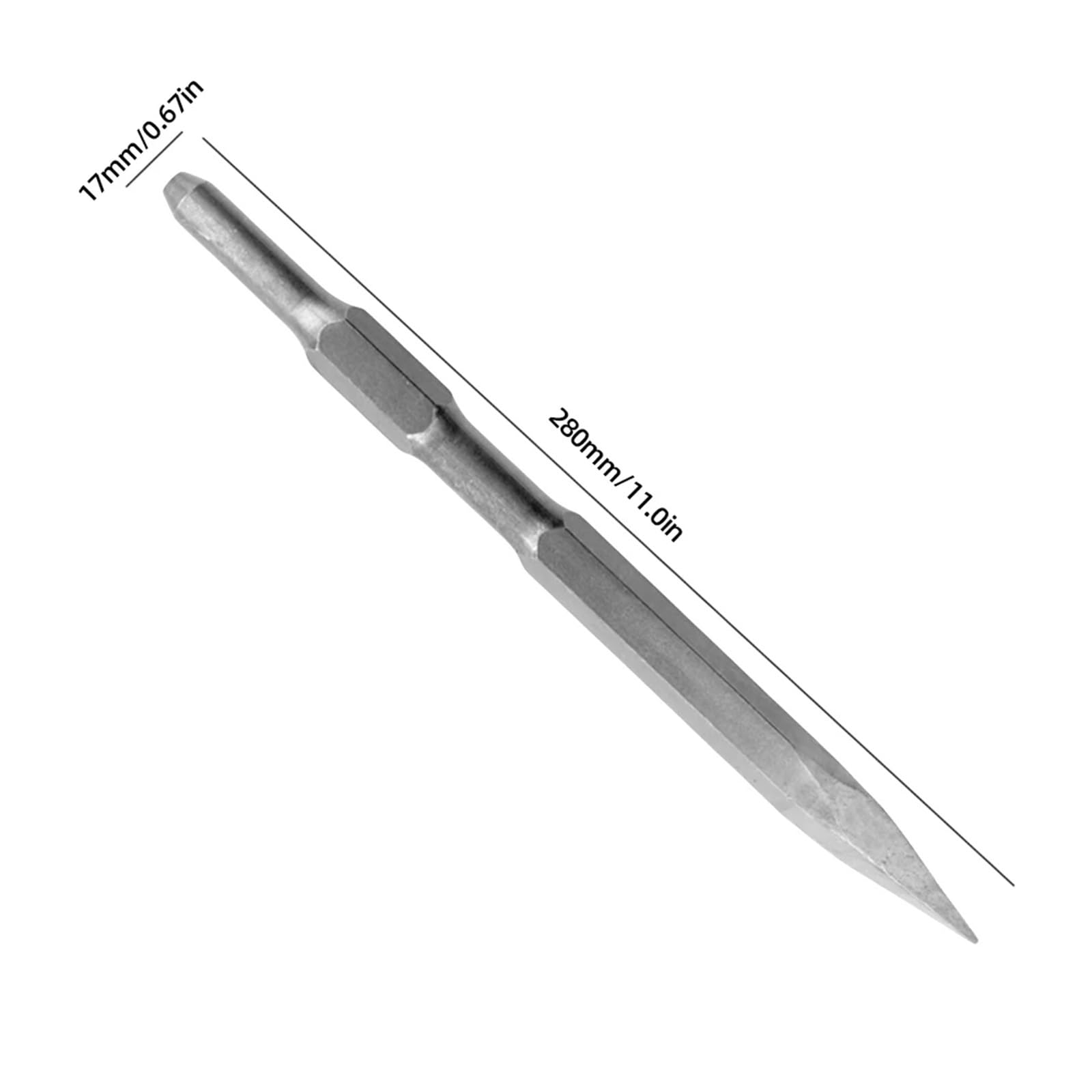 Punte for scalpello a Gambo Esagonale, Punte for scalpello SDS/Plus, scalpello Piatto for sgorbia, scalpello for Rottura di Cemento, Mattoni, Foratura di muri(Styled)