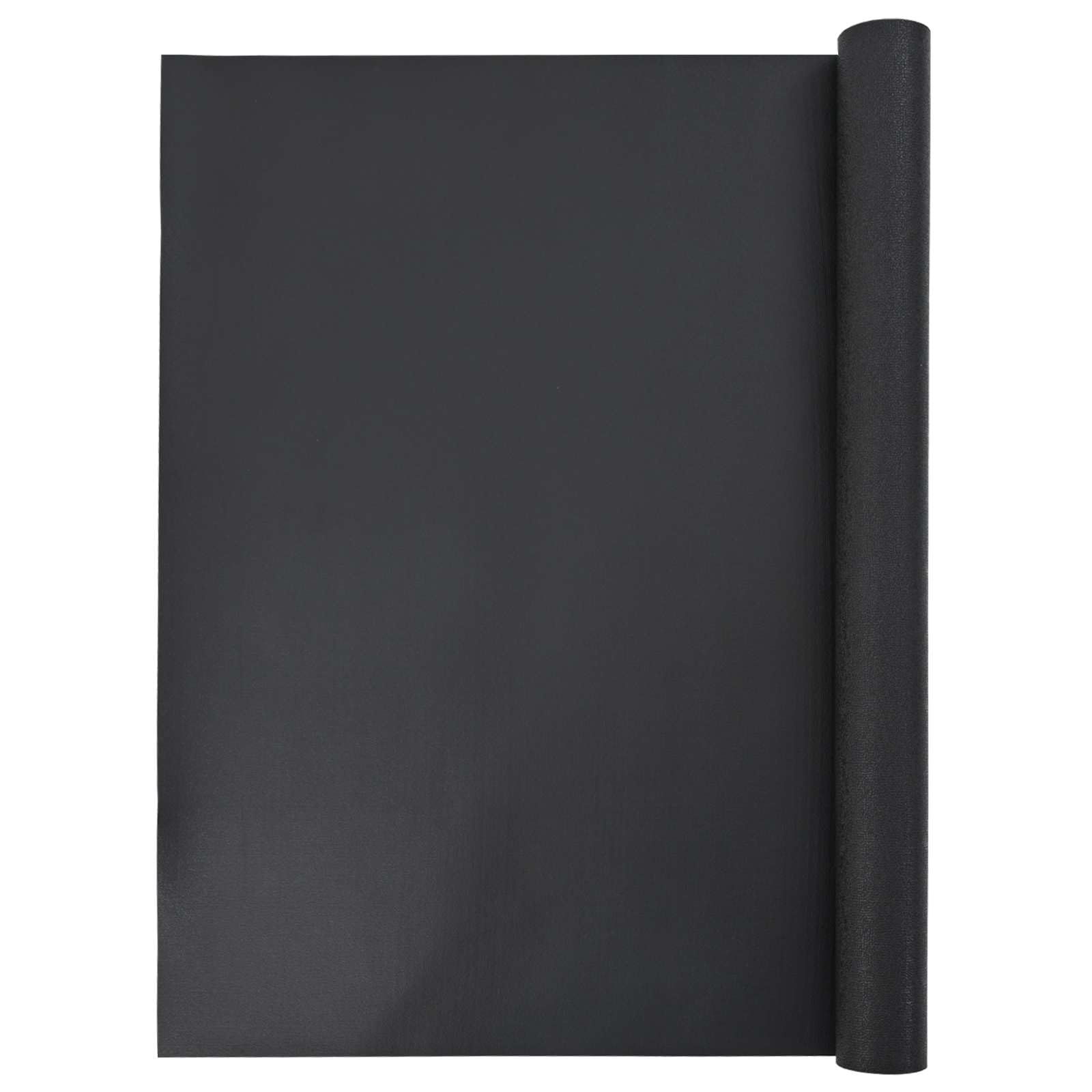 Sportowa mata ochronna z gęstego PCW, czarna, 243 x 152 x 0,6 cm, na bieżnię, trenażer domowy, trenażer, antypoślizgowa, tłumi wibracje, izolacja akustyczna i ochrona podłogi w
