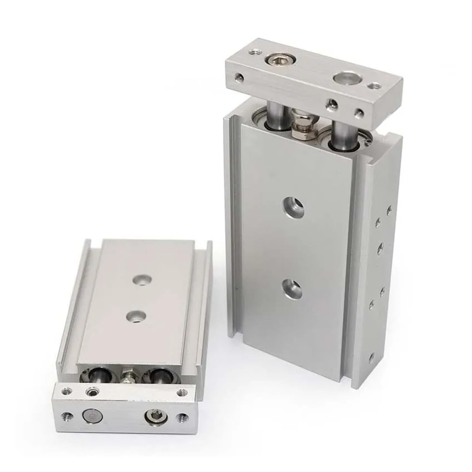 Cilindro de doble eje serie CXSM 15 para automatización con guiado de precisión integrado